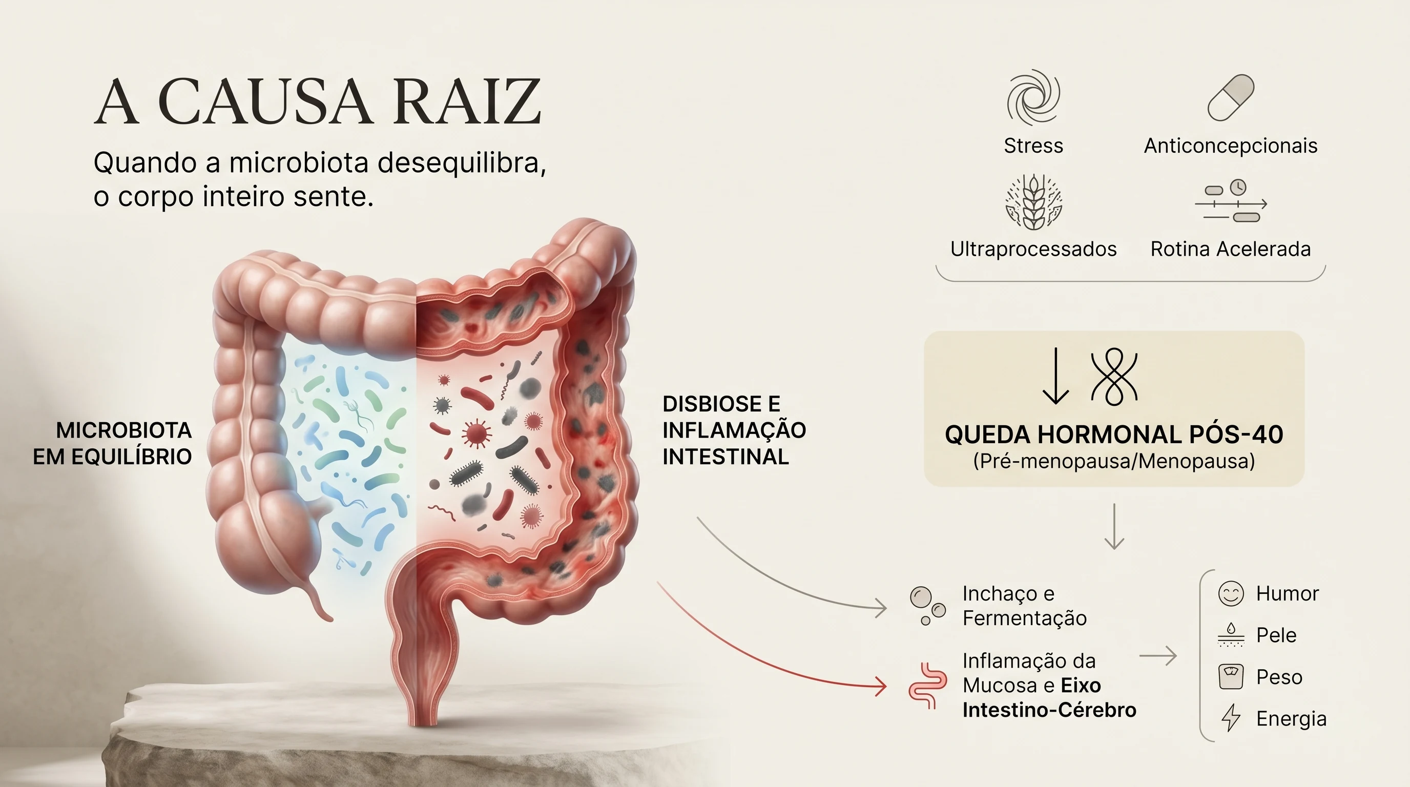 Ilustração da causa raiz